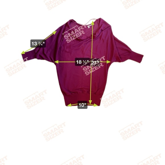Halogen burgundy sweater, drape neck dolman sleeves, S - Picture 7 of 11